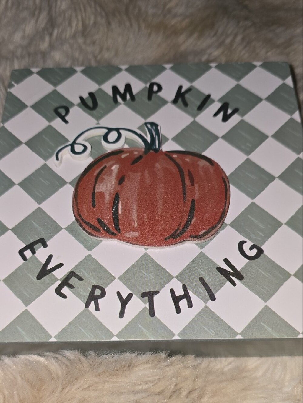 Pumpkin Everything Wood Box Table Decor